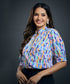 Mandarine Collar Printed Shirt